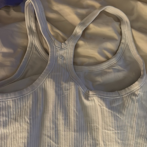 Lululemon white ebb to street tank - Picture 2 of 2